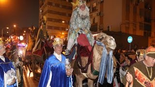 Cabalgata De Reyes En Cruz De Humilladero Málaga 2017 [upl. by Enyaj899]