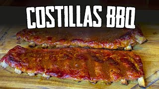 Costillas BBQ en horno convencional  Recetas del Sur [upl. by Gibbs]