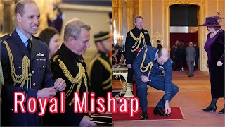 Prince William Resume his royal obligations by leading an investiture ceremony at Windsor Castle [upl. by Mackenie214]