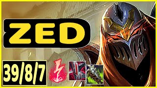 ZED VS JAX  3987 KDA JUNGLE GAMEPLAY [upl. by Borden]