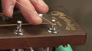 How to Change Strings on restring Your Guitar  Art Eichele [upl. by Ahsit]