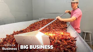 How A Louisiana Crawfish Company Harvests 60000 pounds A Day  Big Business  Insider Business [upl. by Odelet]