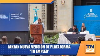 Lanzan nueva versión de plataforma quotTu empleoquot [upl. by Attenod]