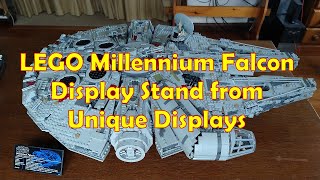 LEGO Millennium Falcon 75192 Display Stand from Unique Display [upl. by Toma]