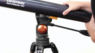 Сборка телескопа Celestron AstroMaster 90 AZ [upl. by Rufford]