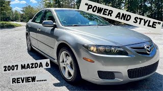 How Does the 2007 Mazda 6i Drive InDepth Walkaround amp Test Drive [upl. by Ihcekn142]