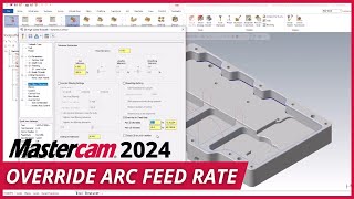 Arc Fit Linking and Feed Rate Override [upl. by Eikcaj]