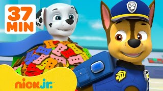 PAW Patrols Silliest Rescues w Chase amp Marshall 😂 37 Minute Compilation  Nick Jr [upl. by Alia]