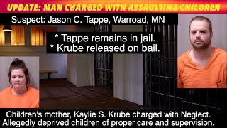 UPDATE Warroad Man Charged With Assaulting Children Mom Charged With Neglect [upl. by Anwadal]