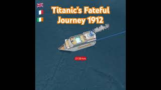 Titanics FatefulJourney 1912  titanic ship wreck shorts [upl. by Lirbaj825]