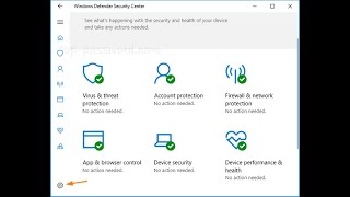 How to turn Off  Turn On quotVirus amp Threat Protectionquot in Windows 10 [upl. by Friedrick553]