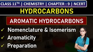 Class 11th Chemistry  Aromatic Hydrocarbons Nomenclature Isomerism Aromaticity amp Preparation [upl. by Annadal]