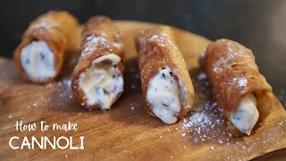 How to Make Authentic Italian Cannoli Recipe [upl. by Solram221]