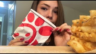 ASMR  Back to Basics Ep 7  ChickfilA Mukbang 🐓 [upl. by Ecinhoj]