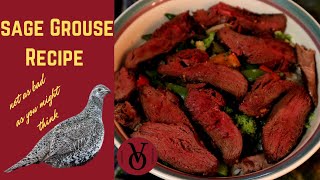 Sage Grouse Recipe and update on Storm [upl. by Akemed]