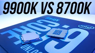 Intel i99900K vs i78700K  Best Gaming CPU [upl. by Nosille]