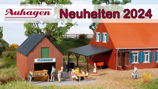 Auhagen Modellbahn Neuheiten 2024  Spur H0 und TT [upl. by Hawkie]