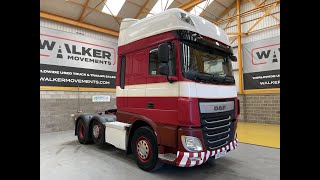 New In Stocklist For Sale DAF XF106 460 SUPERSPACE EURO 6 6X2 TRACTOR UNIT – 2017 – NX17 AZZ [upl. by Orferd773]