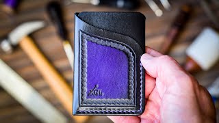 Super Minimalist Wallet  Leather Craft [upl. by Emmott979]