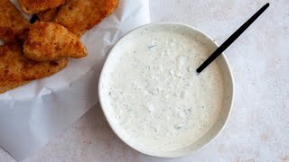 Simple Tartar Sauce Recipe [upl. by Notsag]