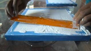 como fazer placa de gesso 3d em forma de silicone [upl. by Justina]