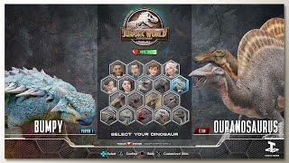 Ankylosaurus vs Ouranosaurus with Healthbars [upl. by Yrehc]