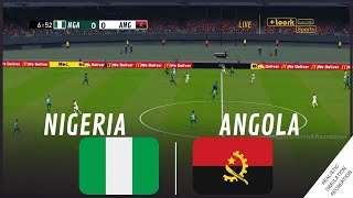 Nigéria  Angola  Coupe dAfrique des Nations 2023  Simulation de jeu vidéo [upl. by Elle]