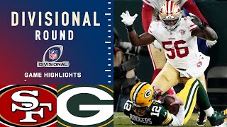 49ers vs Packers Divisional Round Highlights  NFL 2021 [upl. by Savell]