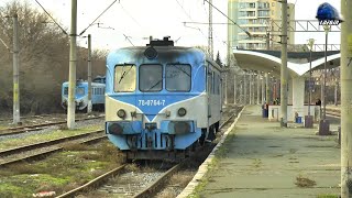 Automotoare MALAXA 700 7807795 amp 7807647 Old DMUs in Gara Constanța Station  06 March 2021 [upl. by Ealasaid]