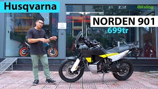 Chiêm ngưỡng Xế phượt Husqvarna NORDEN 901 699tr chung nền tảng vs KTM 890 Adventure [upl. by Petrick]