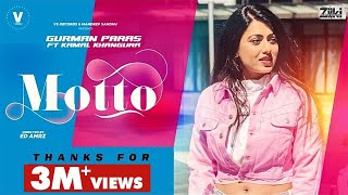 Motto Song  New Romantic Song 2021  Gurman Paras ft Kamal Khangura  New Romantic Songs 2021 [upl. by Lazes594]