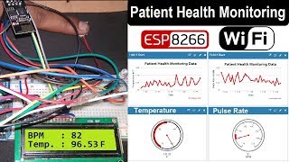 IoT Based Patient Health Monitoring System using ESP8266 amp Arduino [upl. by Oirasec287]