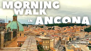 Early Morning Summer Walk in Ancona Italy 4K 60fps [upl. by Dukie]