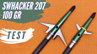 SWHACKER 207 2quot 100 gr Broadhead Test [upl. by Ettenay]