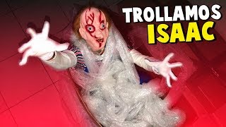 TROLLAMOS O ISAAC COM UM BONECO ASSASSINO NA SEXTAFEIRA 13 [upl. by Nishi906]