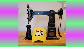 Cornely BCH Chain Stitch Embroidery Machine [upl. by Nofets]