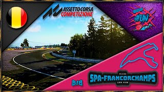 Liga 4Fun  T3  0808  GP SpaFrancorchamps  Bélgica  Assetto Corsa Competizione [upl. by Noyrb]