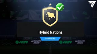 Hybrid Nations SBC Cheapest Solution  EAFC 24 [upl. by Lupee]