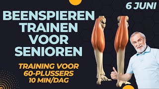 BEENSPIEREN versterken voor SENIOREN of beginners  10 min training [upl. by Harret]