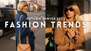 THE KEY FASHION TRENDS 2023  What to wear and how to style  AUTUMN WINTER [upl. by Livvyy]