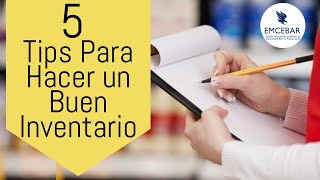 5 Tips Para Hacer un Buen Inventario [upl. by Renny]