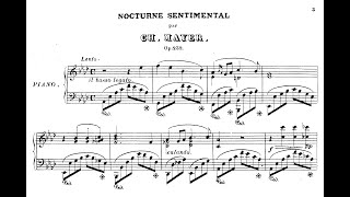 Charles Mayer  Nocturne Sentimental Op232 [upl. by Aicilav]