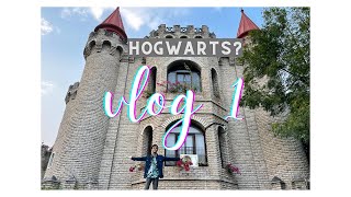 VISITING THE CASTLE I GREW UP IN  akshutup vlog 1 [upl. by Atiuqet]