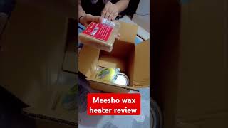 meesho wax heaterkit [upl. by Margery]