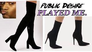 THE TRUTH ABOUT PUBLIC DESIRE SHOES  MY HONEST REVIEW [upl. by Nollie]