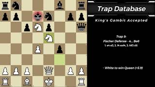 Trap Database  23 Kings Gambit Accepted Traps [upl. by Llewellyn863]