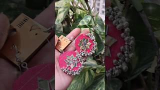 Handmade Oxidized earrings oxidizedjewellery oxidisedearrings diyfornavratri [upl. by Wichman]