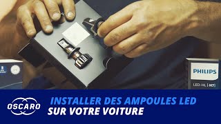 Comment installer des ampoules LED sur votre voiture  Tutoriels Oscaro [upl. by Aicerg]