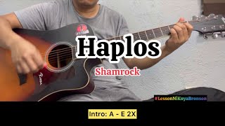 Haplos Easy Chords Guitar Tutorial Strumming Shamrock [upl. by Neraa]