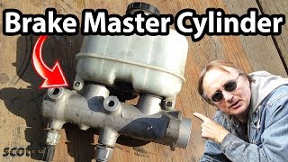 How to Replace a Brake Master Cylinder in Your Car Bleed Brakes [upl. by Atnuhs903]